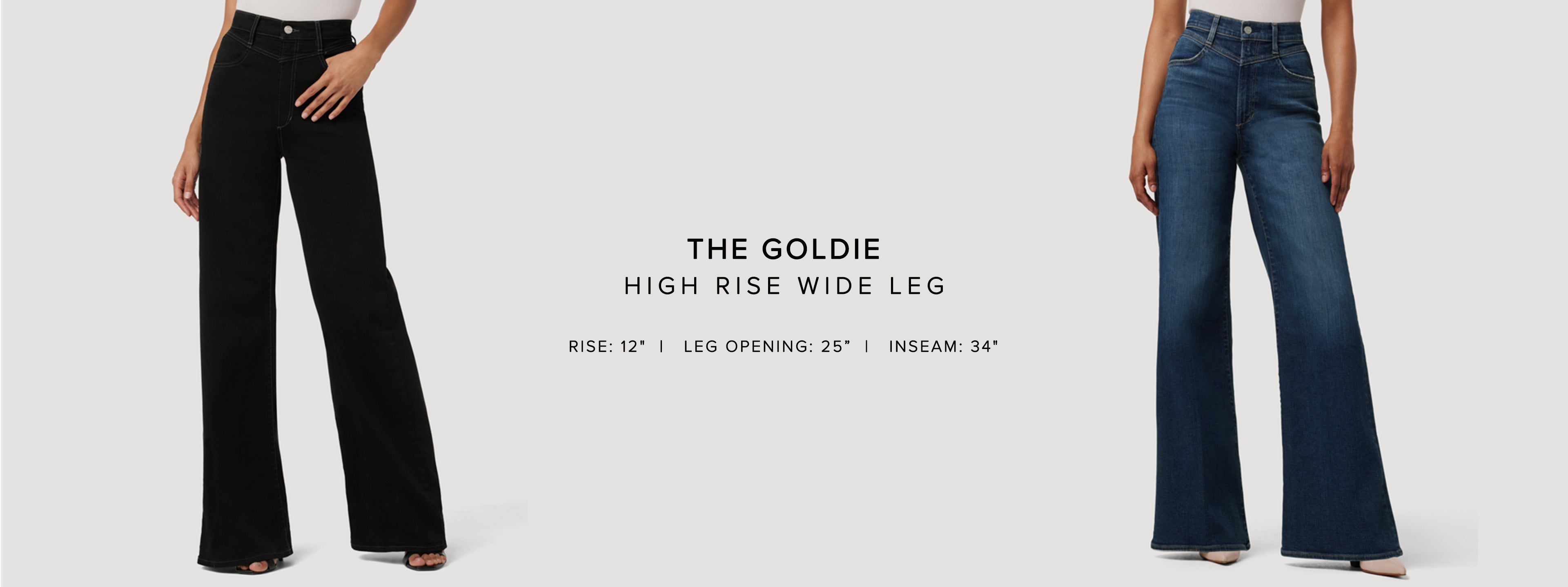 Goldie Blues™ High Rise Dark 90s Flare Jean