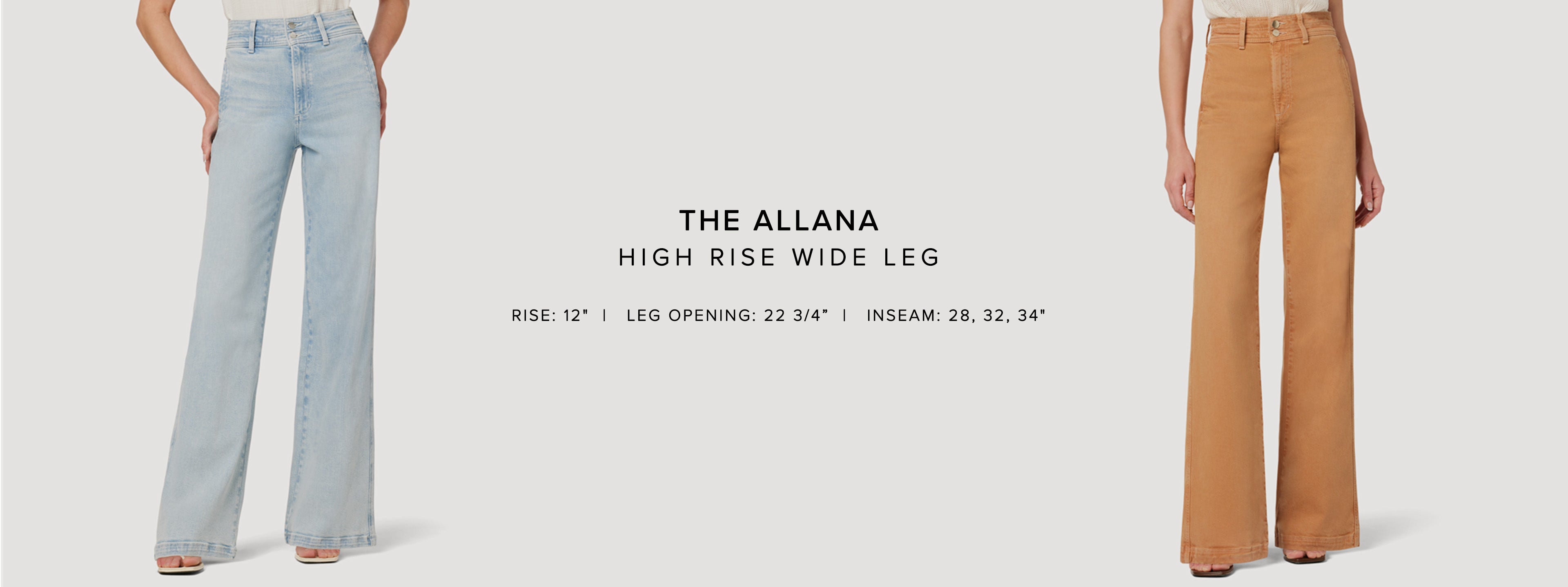 Joe's Jeans The Allana High-Rise Wide-Leg Jeans