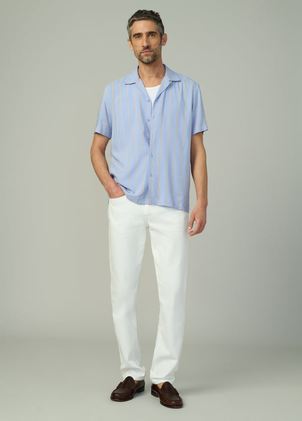 VISCOSE STRIPE CAMP SHIRT