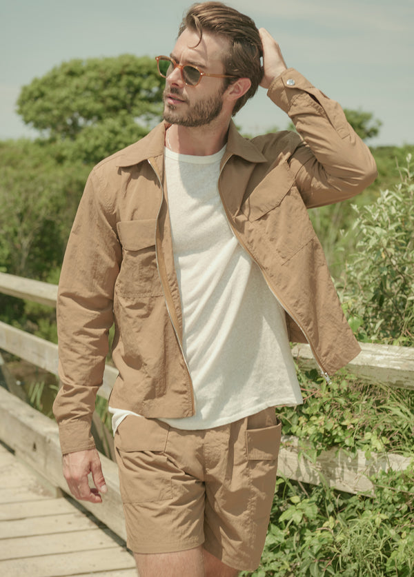 MODERN UTILITARIAN ZIP SHIRT