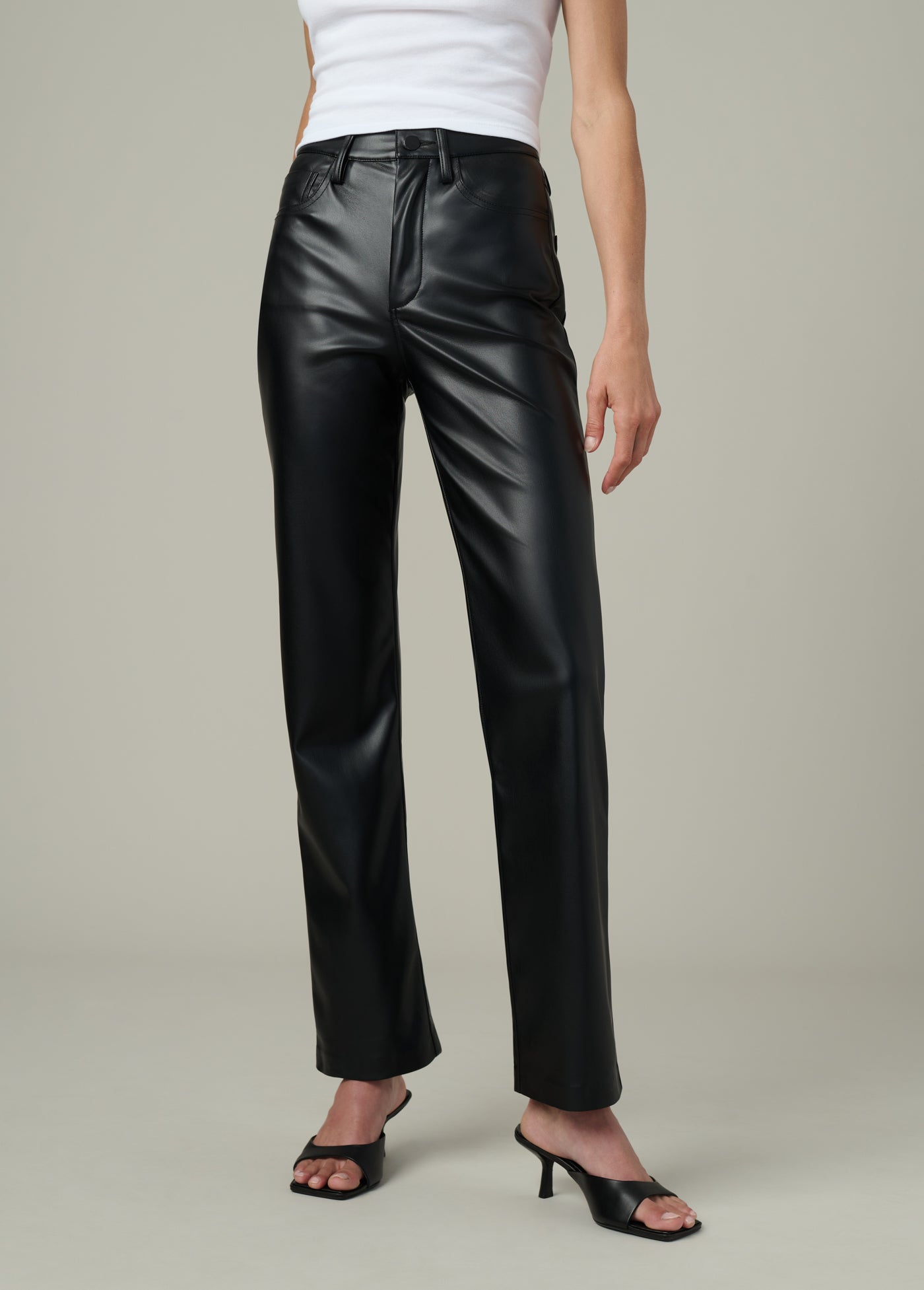 Joes fashion leather pants