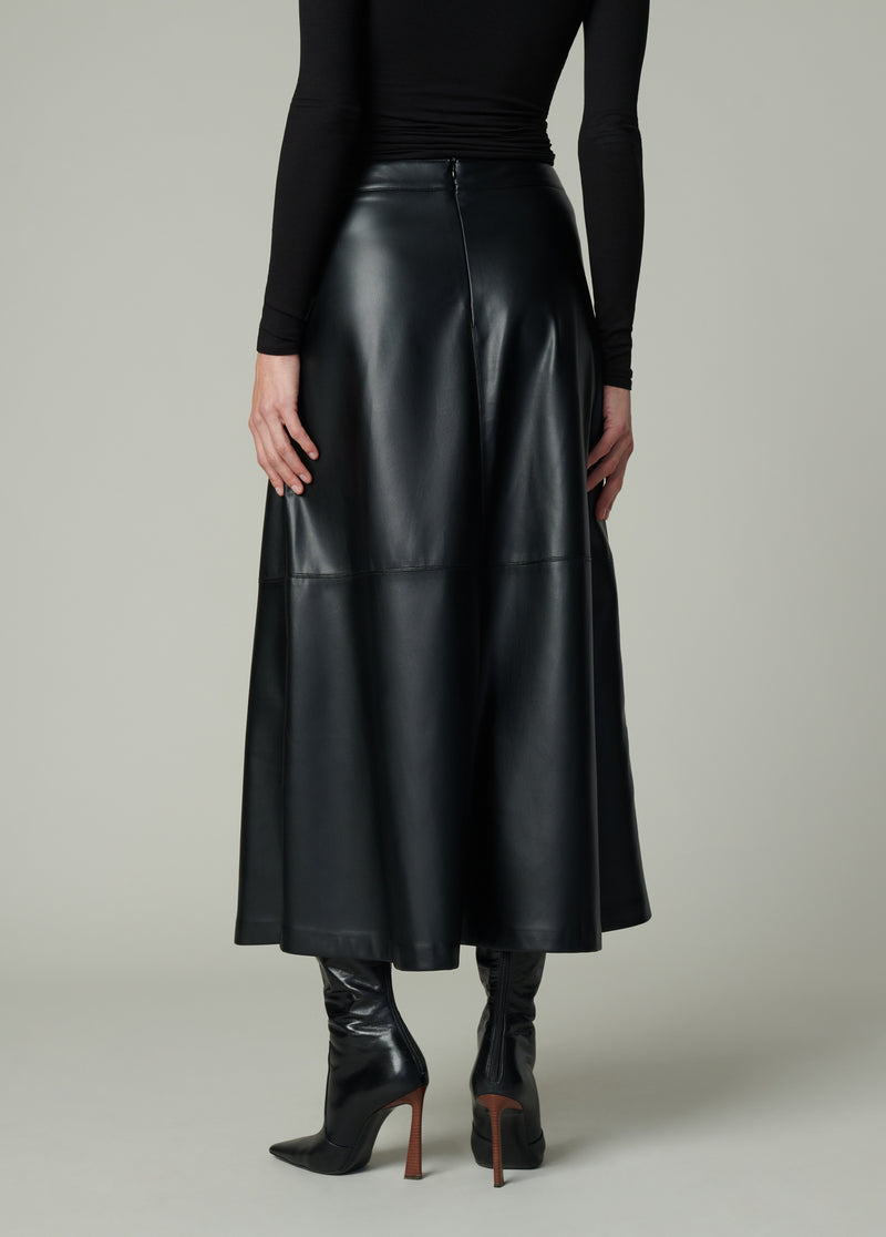 THE TAVI VEGAN LEATHER SKIRT Joe s Jeans