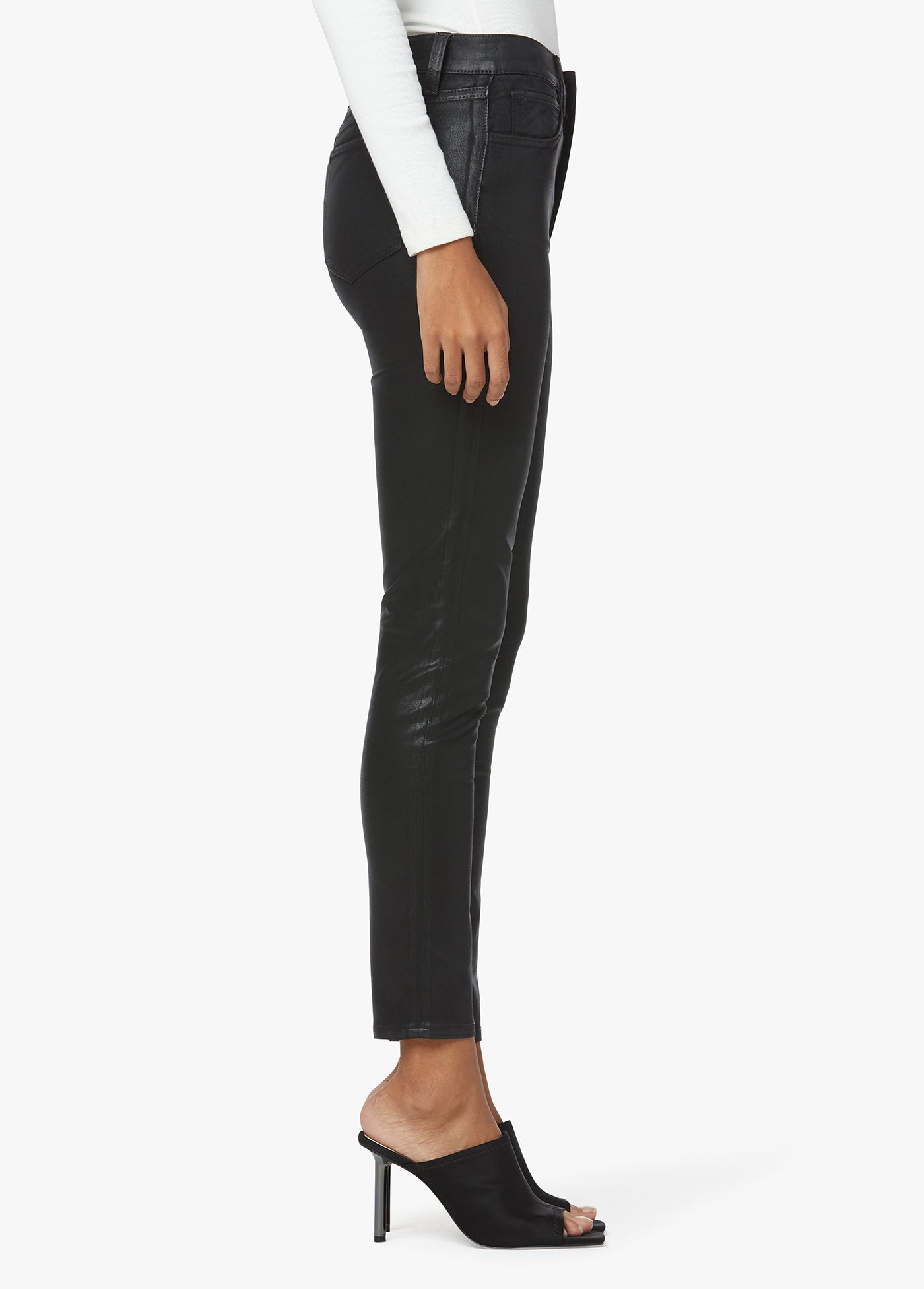 Joe’s Jeans high quality Vineyard Coated The Charlie High Rise Skinny Ankle Pants 25