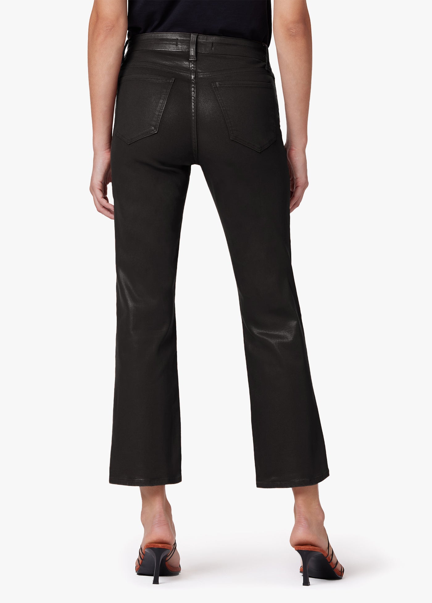 Joe's top Jeans Kimora Cuff Black Cropped Jeans