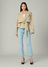 THE LIZ CROPPED TRENCH COAT