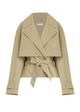 THE LIZ CROPPED TRENCH COAT