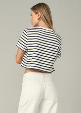 MILK NAVY STRIPE