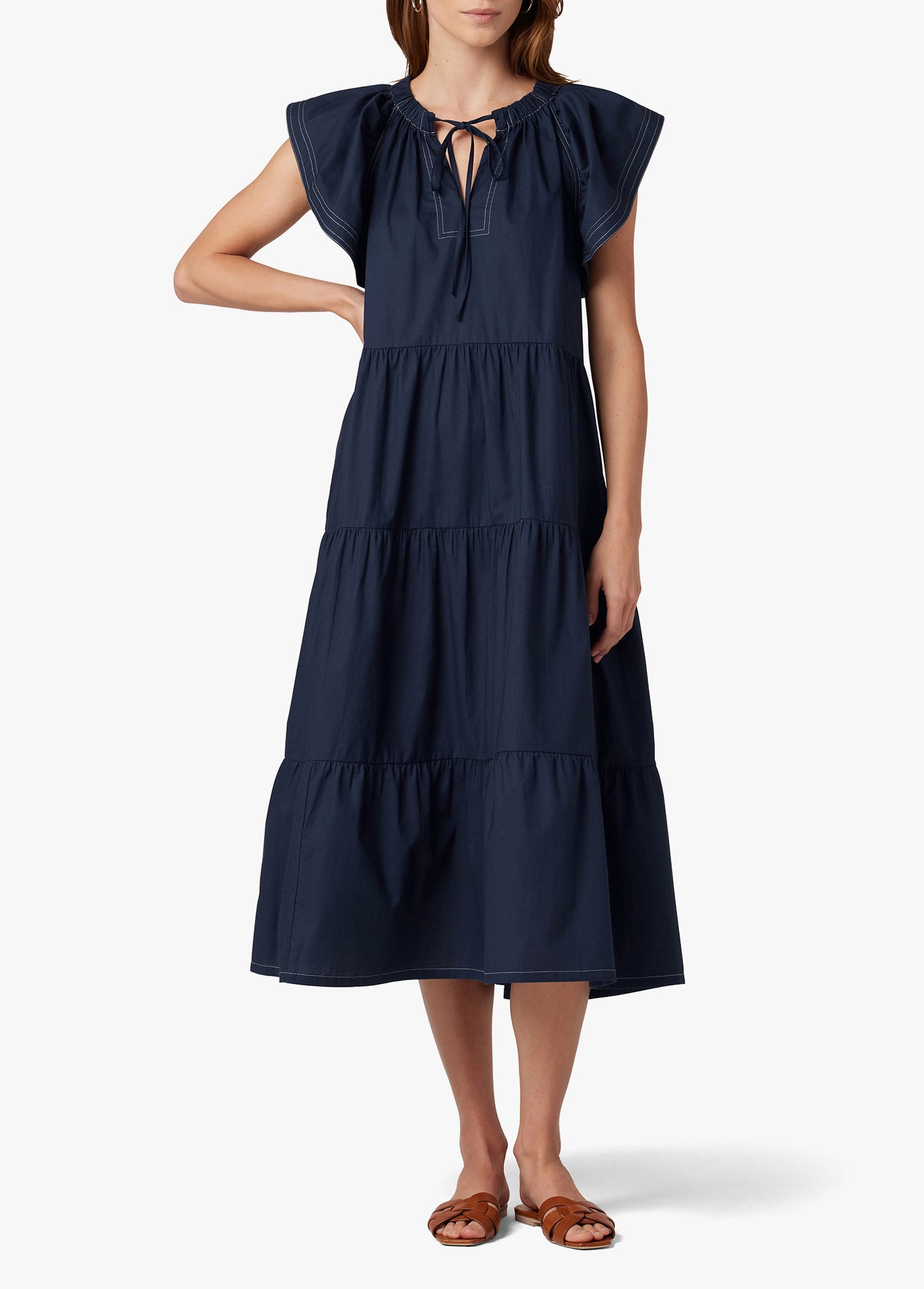 PORTIA FLUTTER SLEEVE DRESS – Joe's® Jeans