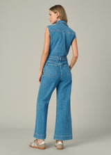 THE PASHA DENIM JUMPSUIT