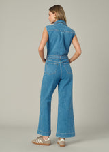 THE PASHA DENIM JUMPSUIT