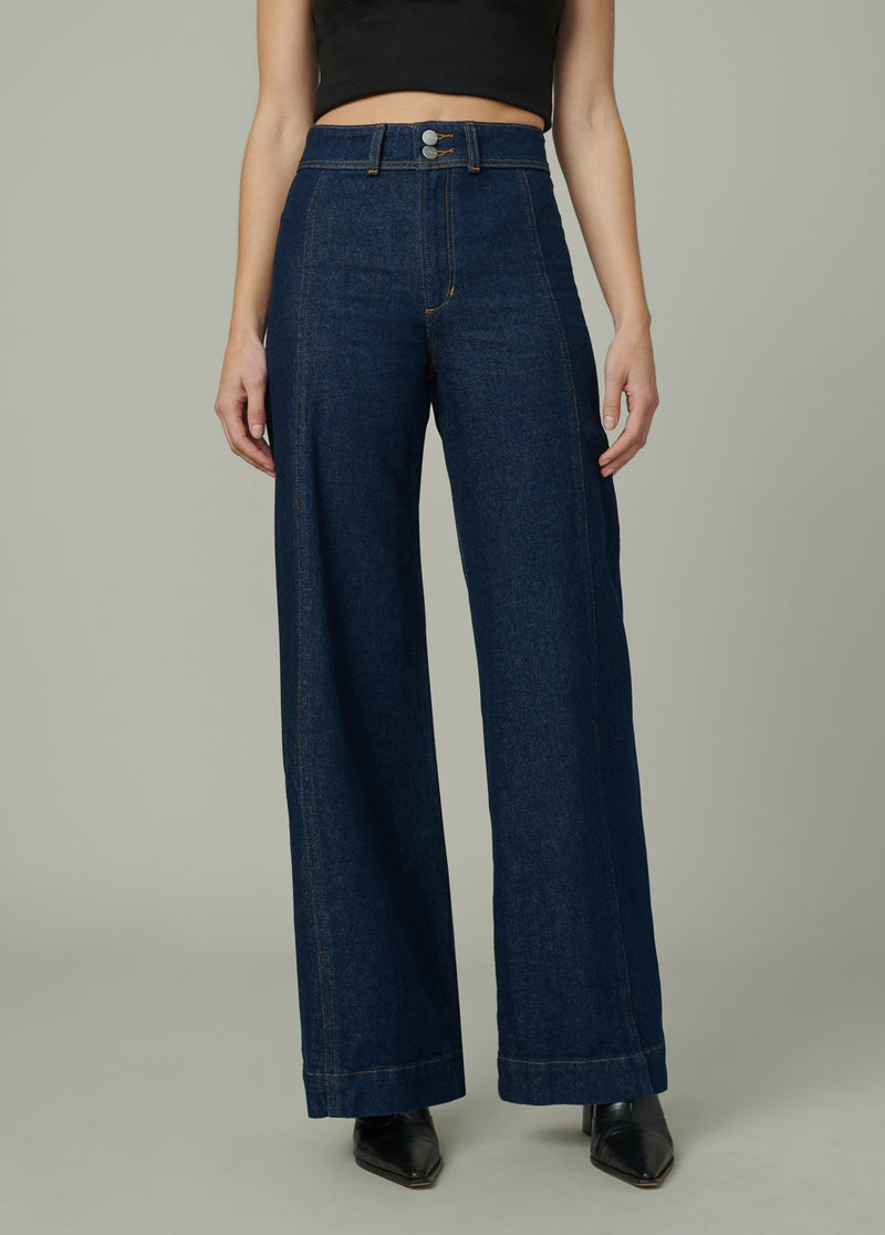 THE SEAMED DENIM TROUSER