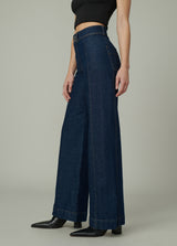 THE SEAMED DENIM TROUSER