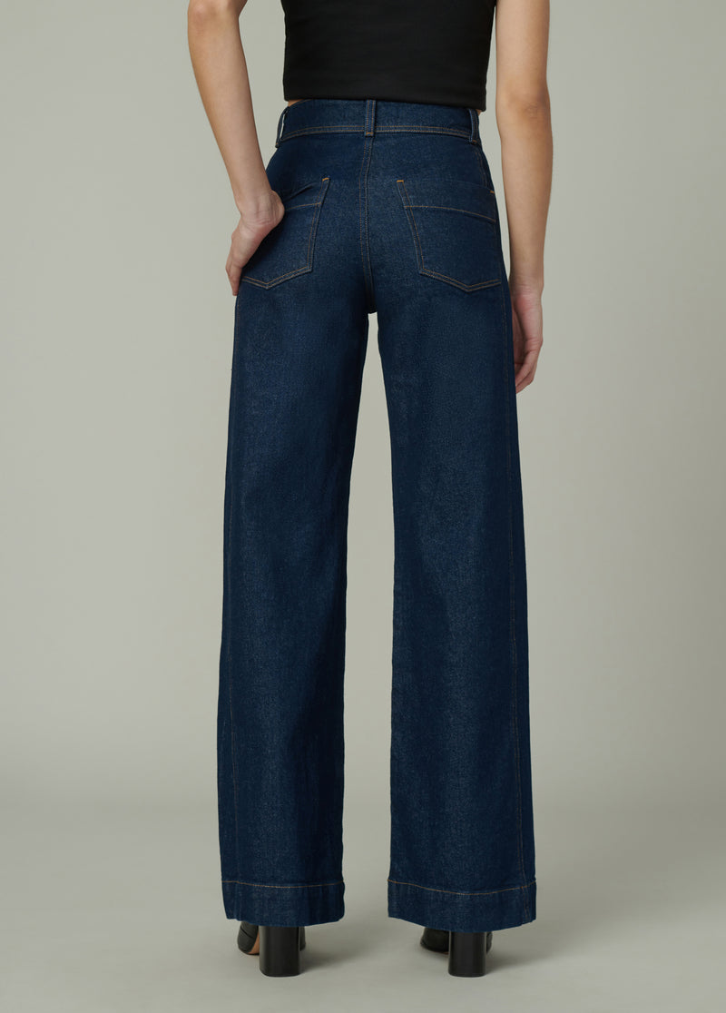 THE SEAMED DENIM TROUSER